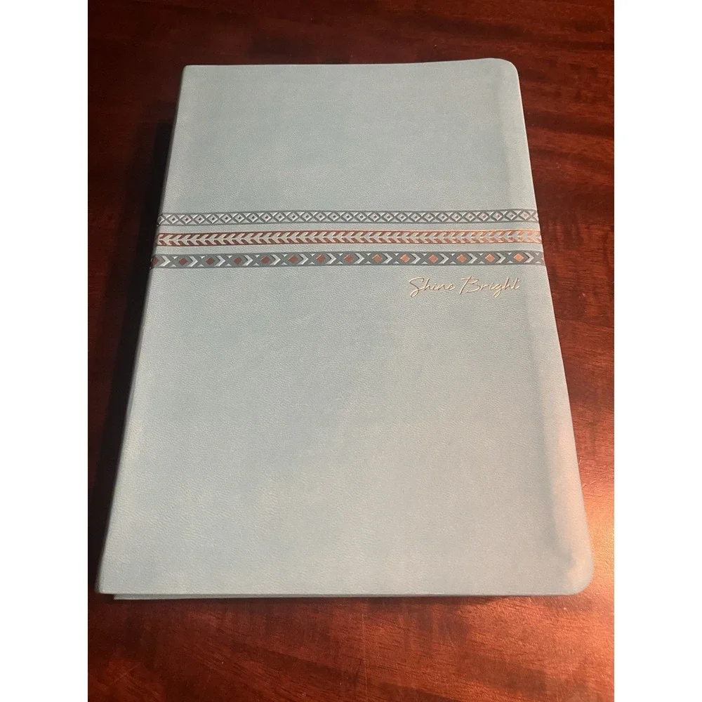 NIV Bible Leathersoft, Large Print, w/ Matching Journal Turquoise